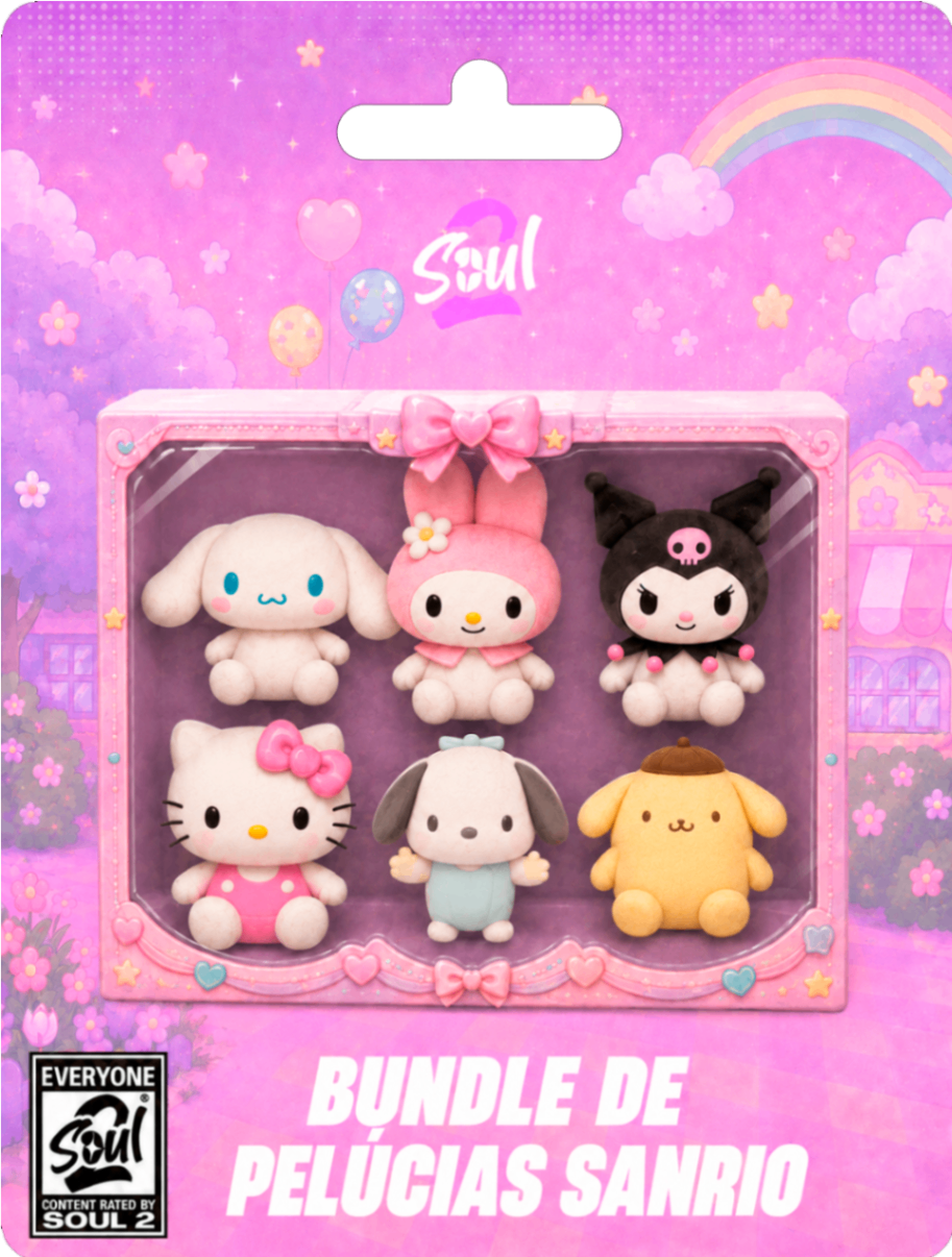 Bundle de Pelúcias Sanrio