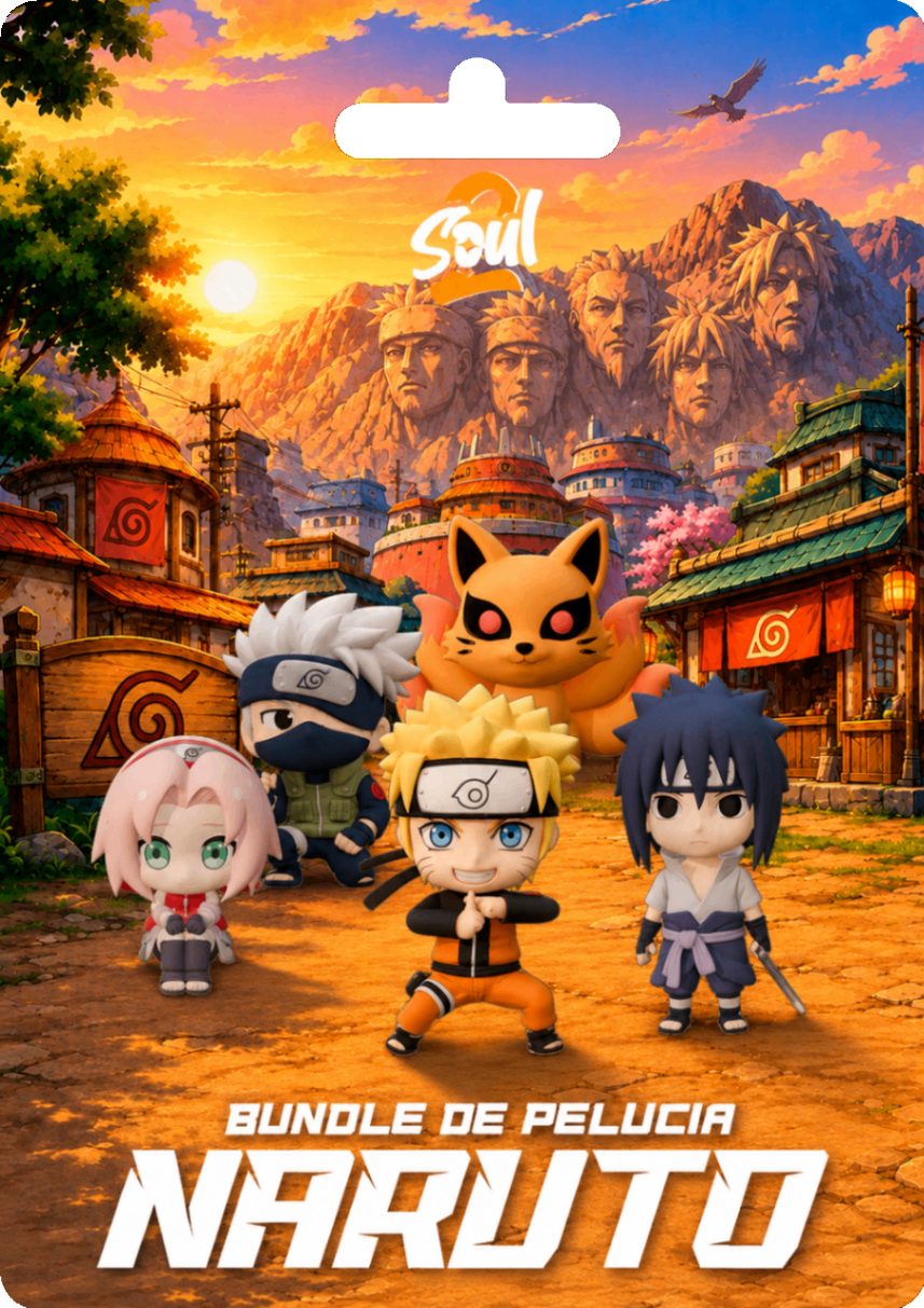 BUNDLE DE PELÚCIA NARUTO
