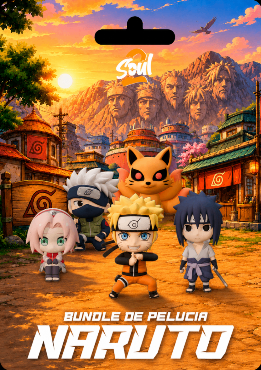 BUNDLE DE PELÚCIA NARUTO