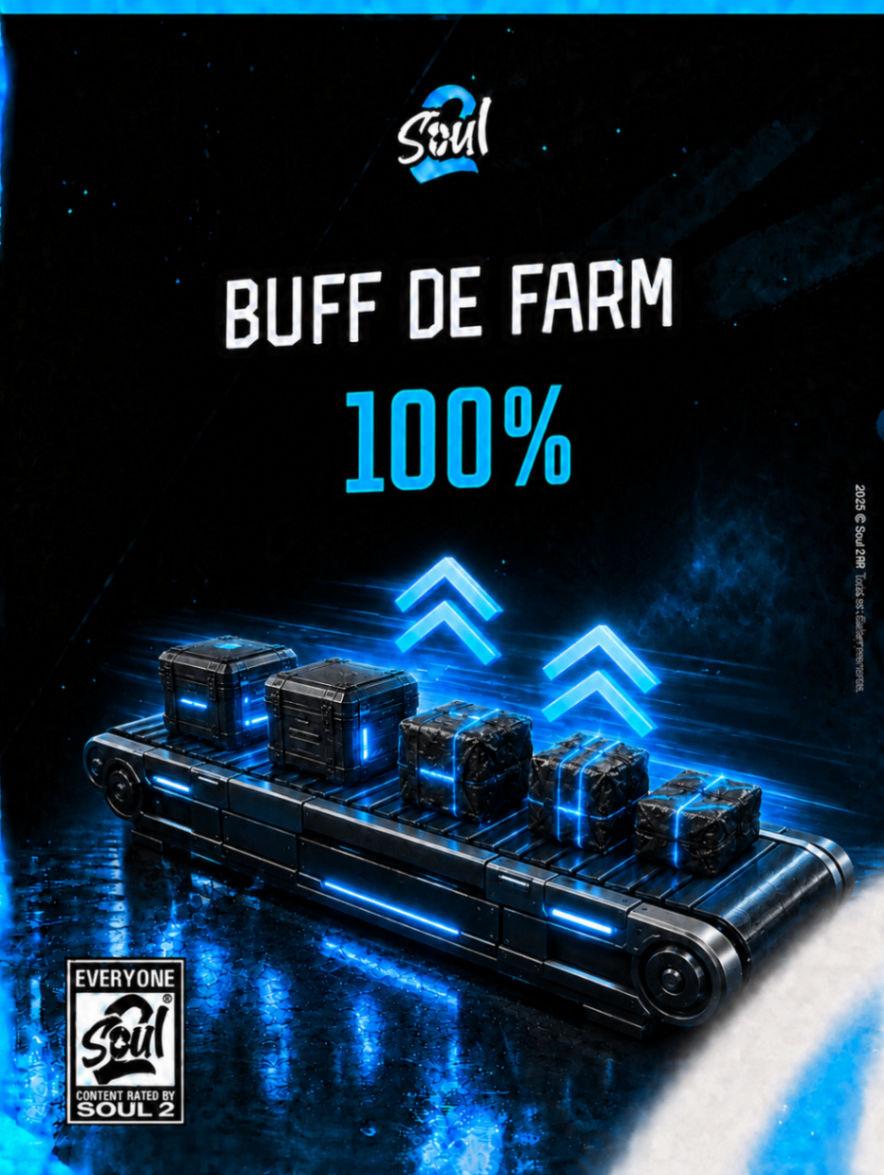 Buff de Farm (100%) por 3 Dias