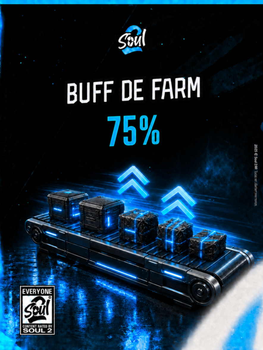 Buff de Farm (75%) por 3 Dias