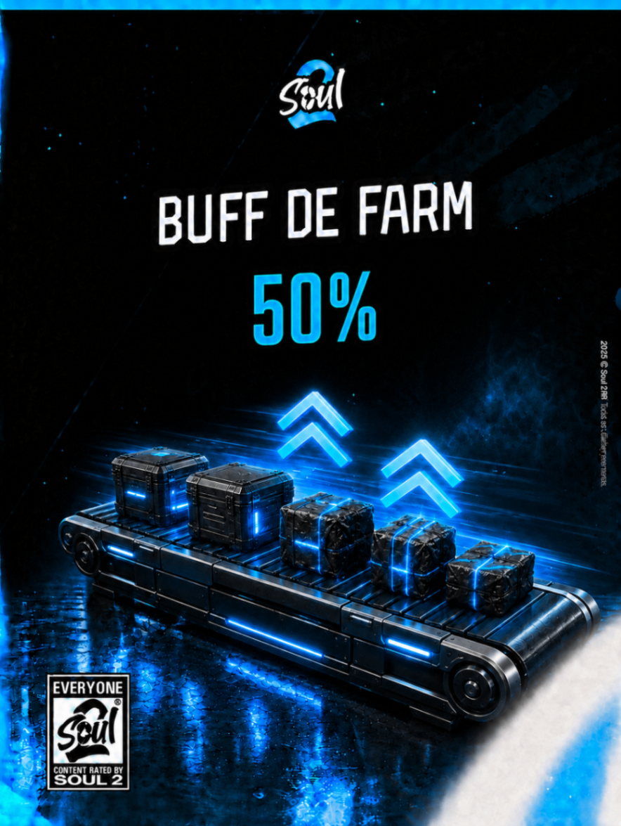 Buff de Farm (50%) por 3 Dias