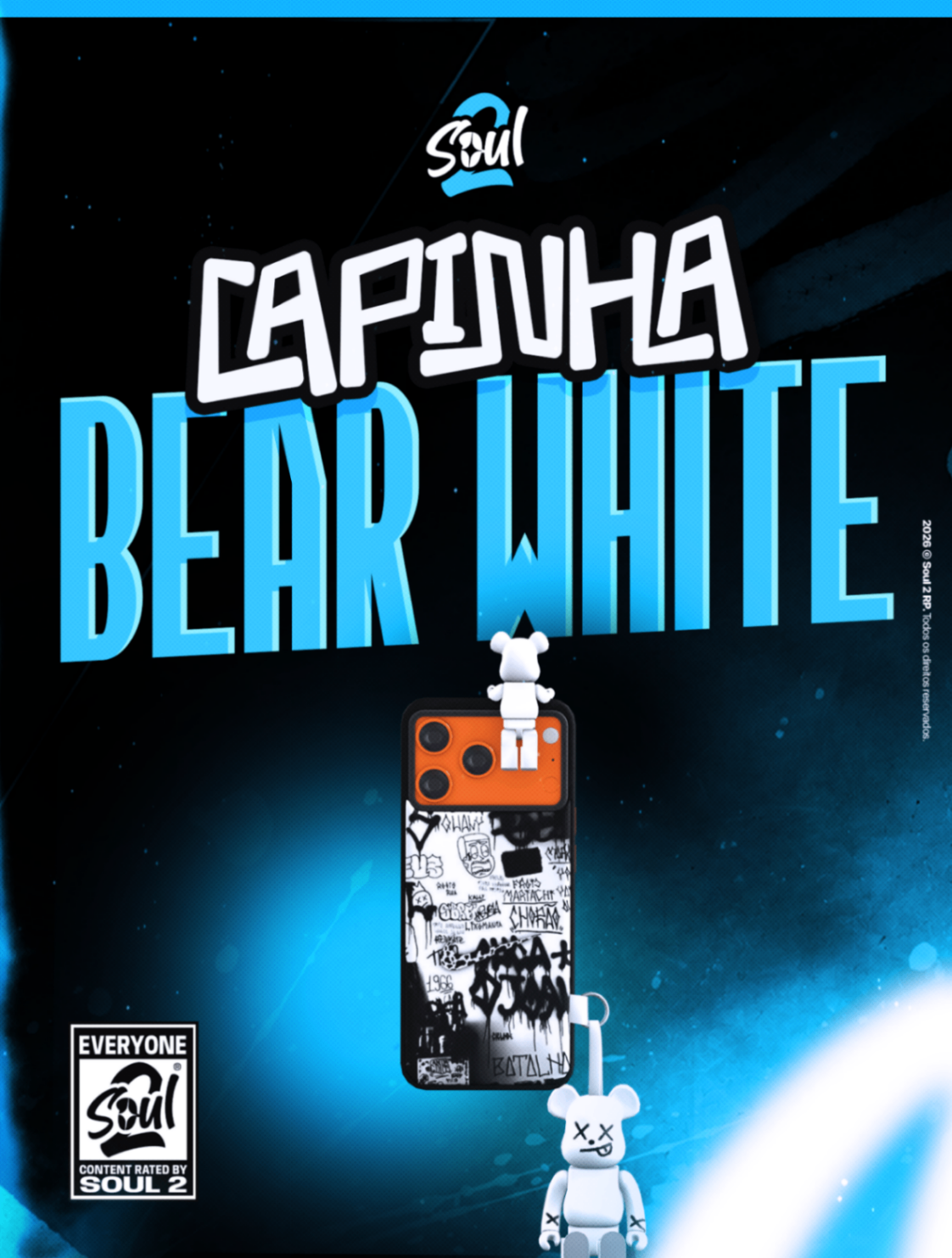 Capinha Bear White Or