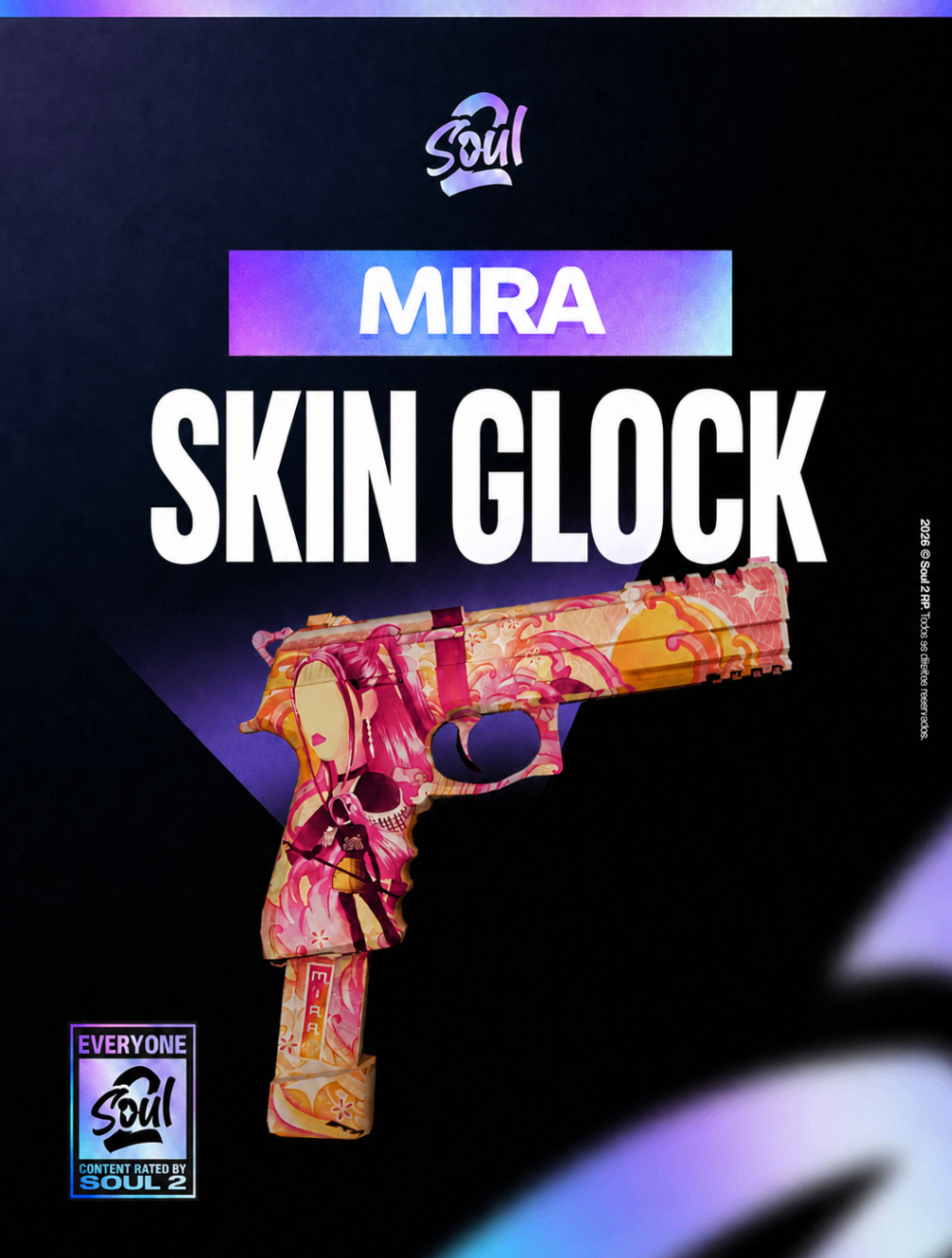 Skin Glock Rajada Mira