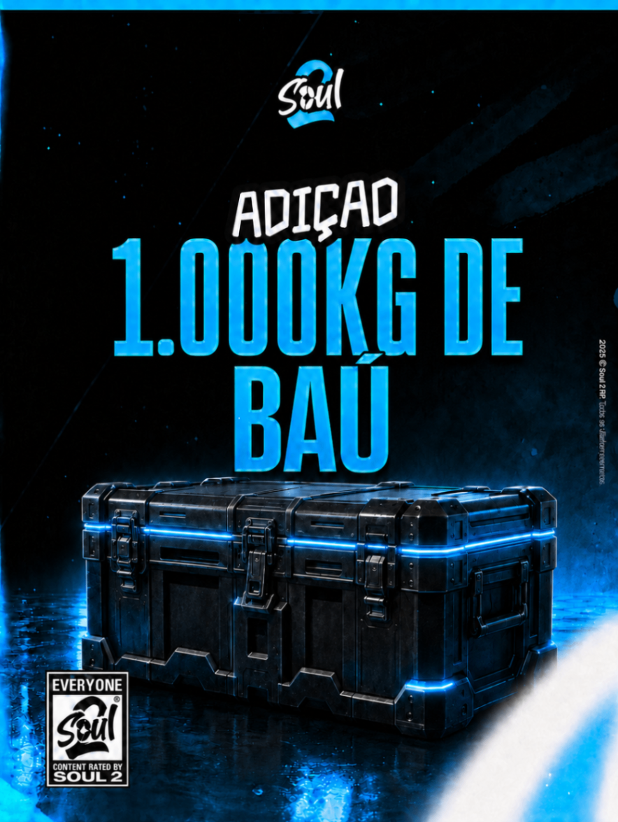 Adição de 1.000KG no Baú