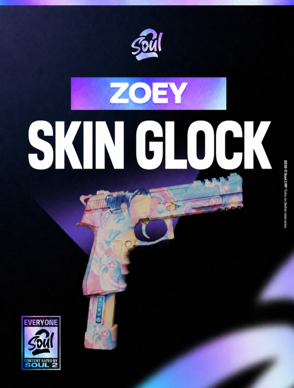 Skin Glock Rajada Zoey