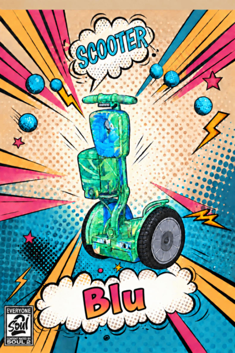 Scooter Blu