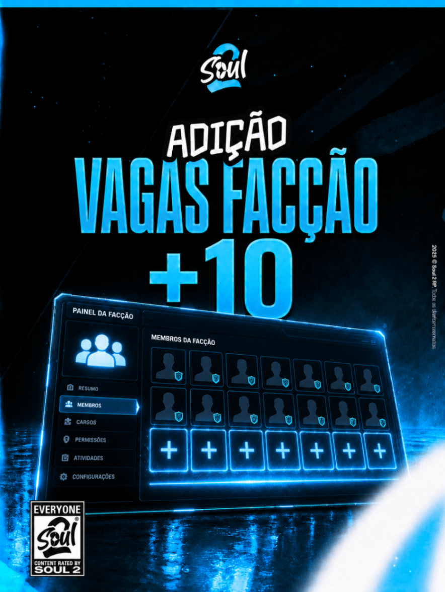 10 Vagas na Facção