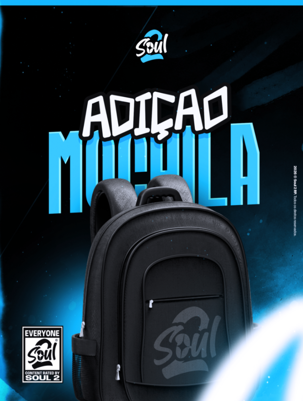 Adição de Mochila Exclusiva