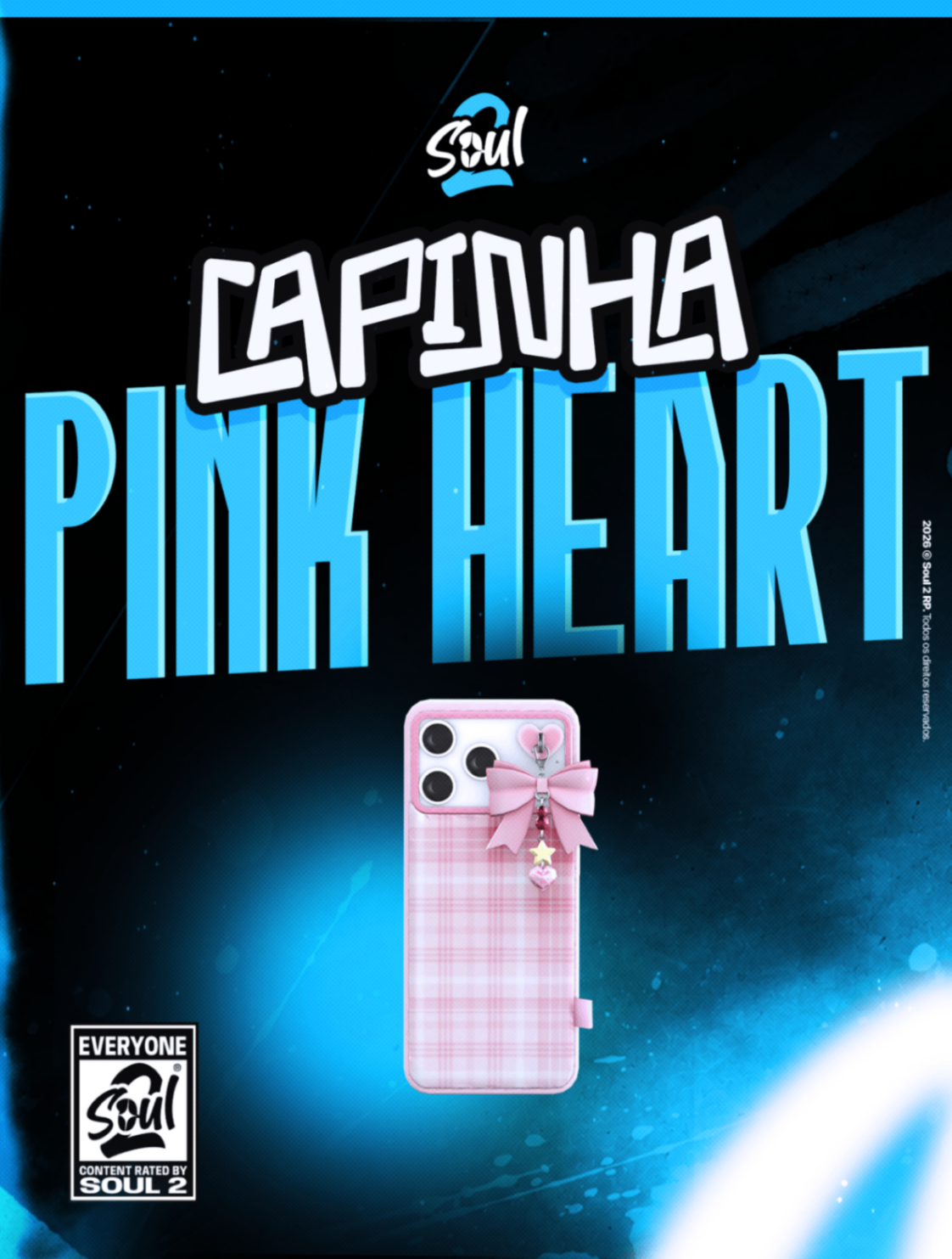 Capinha Pink Heart