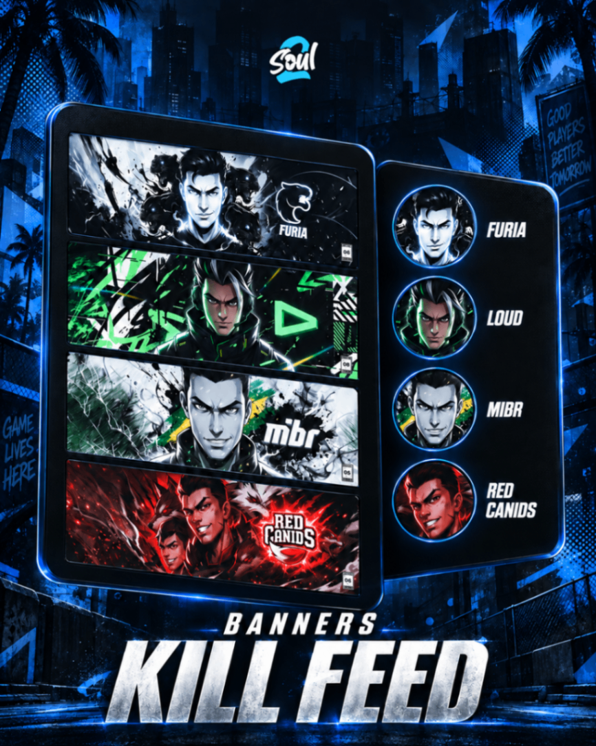 PACOTE DE BANNERS E-SPORTS