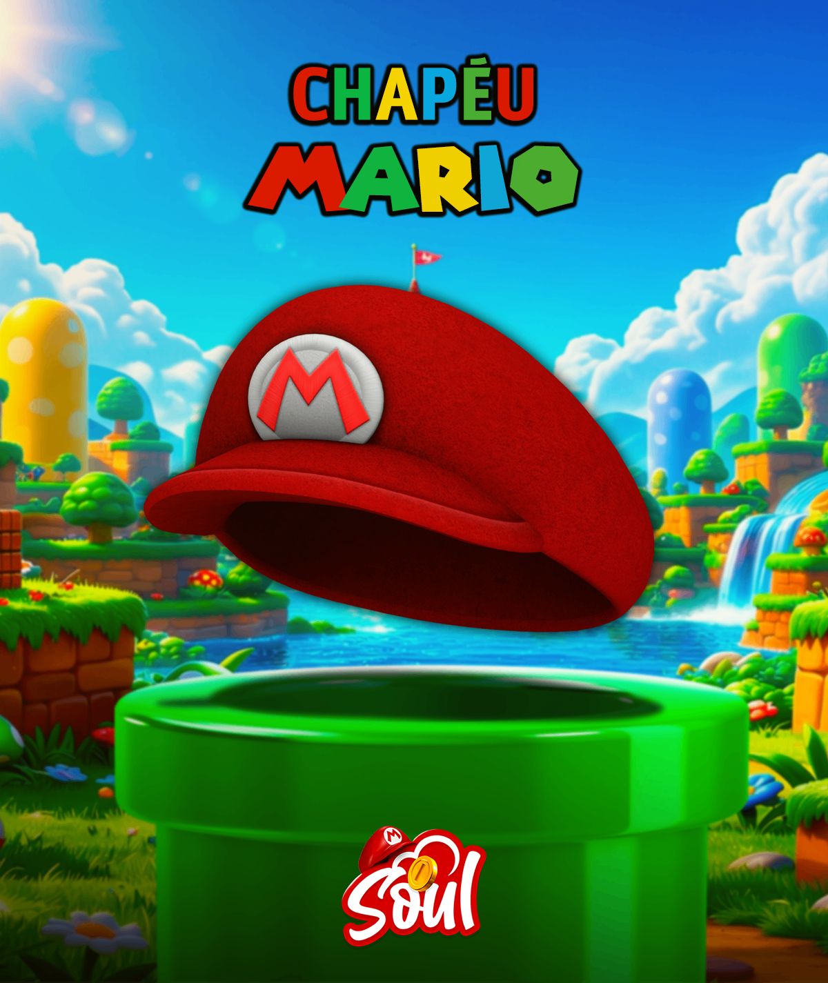 Chapéu Mario