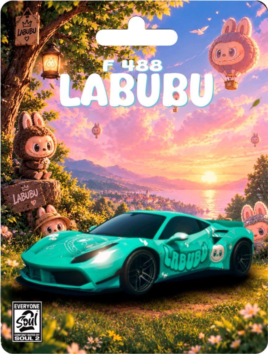 FERRARI 488 LABUBU